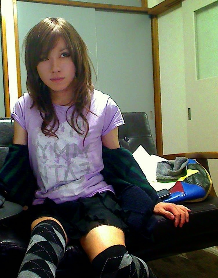 POV crossdresser asian young